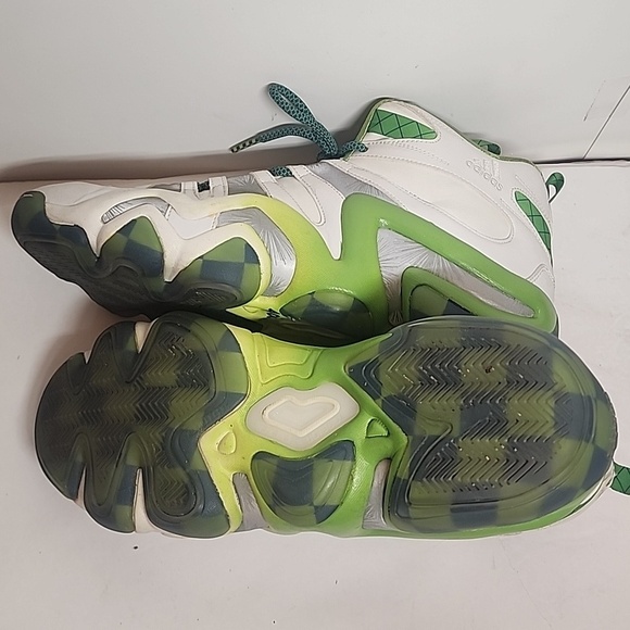 Adidas Seattle Sounders SFC Green,Gray & White High-Top Sneakers Born In 74 Sz13 main image 12